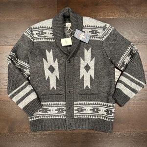NWT Faherty x Steven Paul Judd Alpaca Thunderbird Men’s Cardigan XL